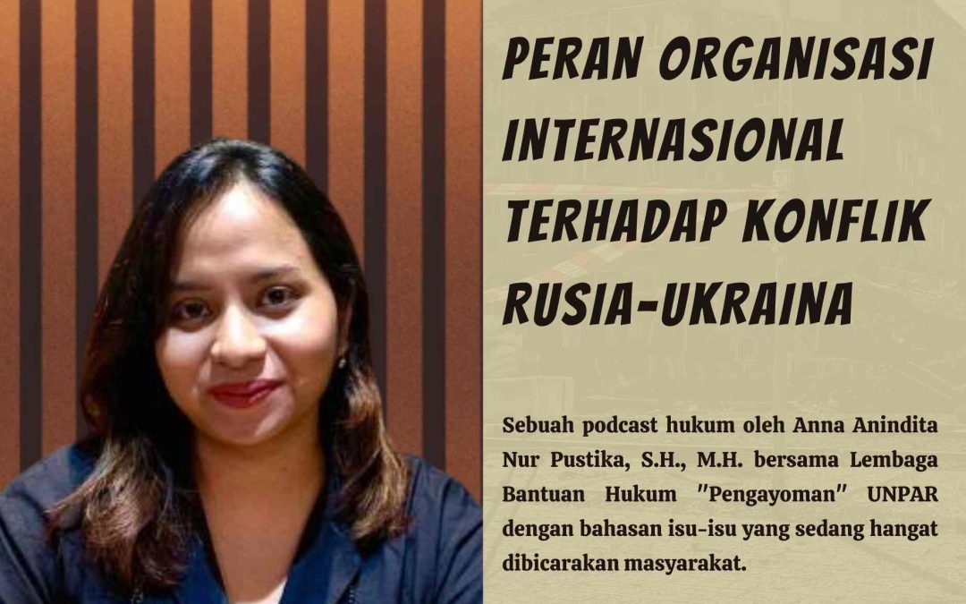 Peran Organisasi Internasional terhadap Konflik Rusia-Ukraina