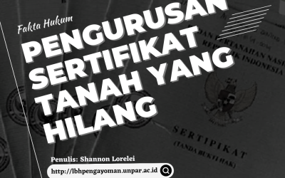Pengurusan Sertifikat Tanah yang Hilang